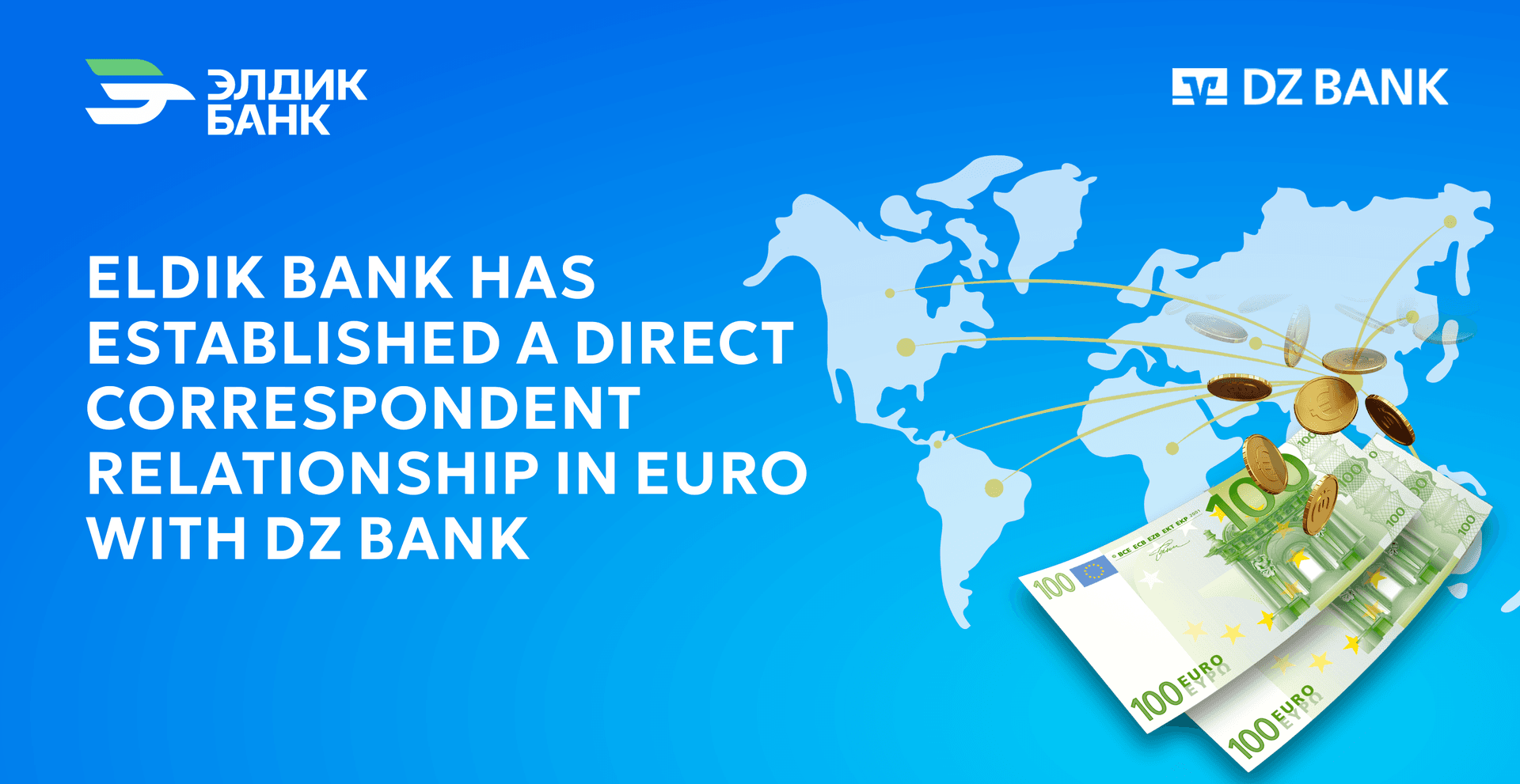 Eldik Bank Established correspondent relations with DZ Bank