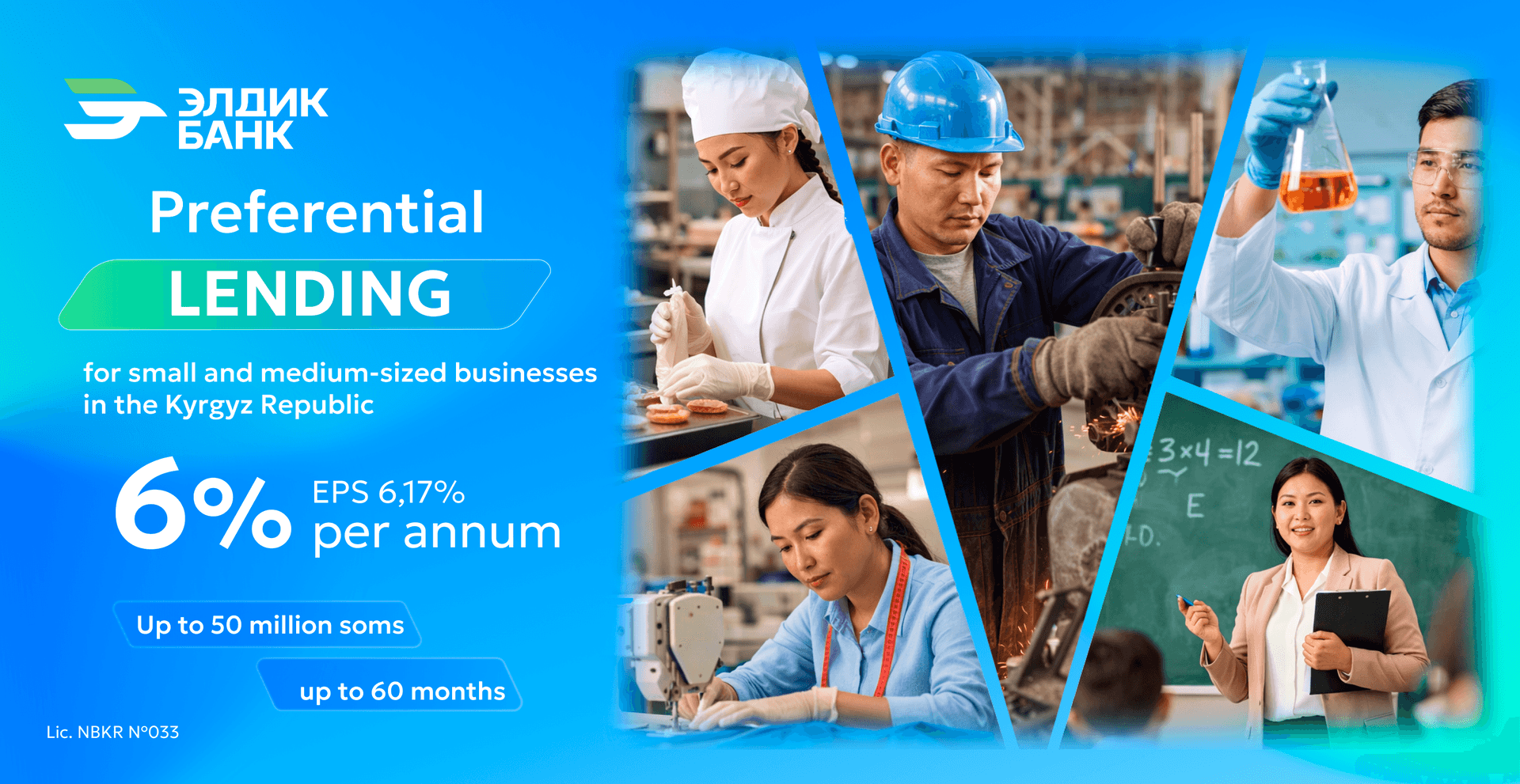 Preferential lending to small and medium-sized businesses in the Kyrgyz Republic
