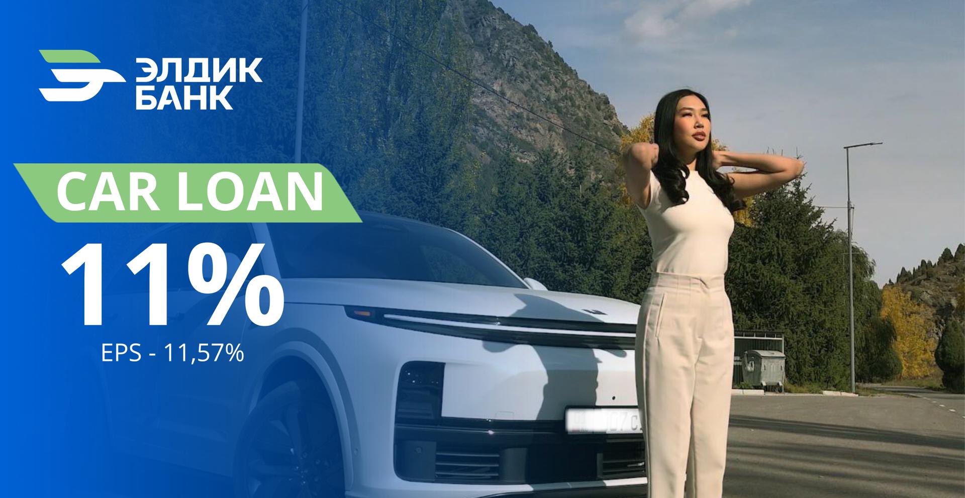 Green car loan at 11%